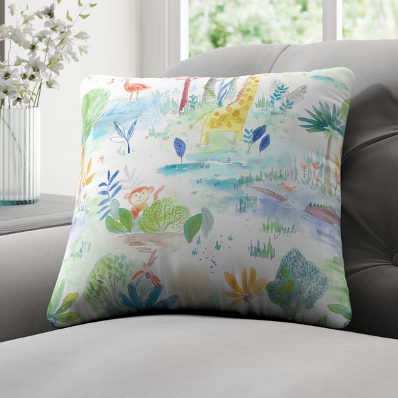 Little Adventurers Zoo Made To Order Cushion Cover