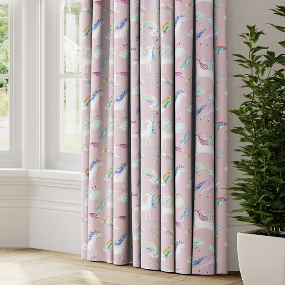 Dunelm store pink curtains