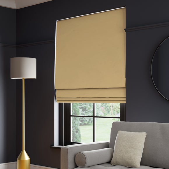 Panama Cotton Made to Measure Roman Blind Panama Willow