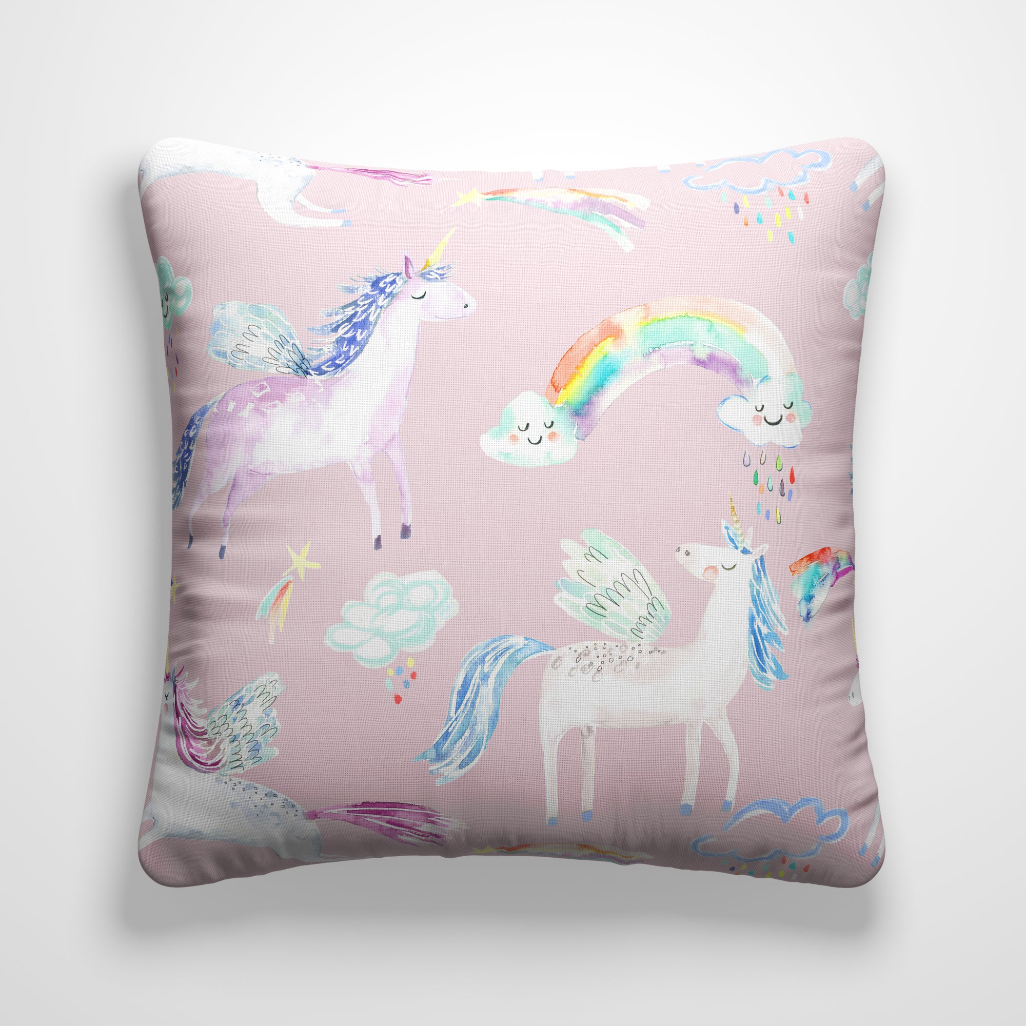 Little Adventurers Unicorn Made to Order Cushion Cover Unicorn Pink