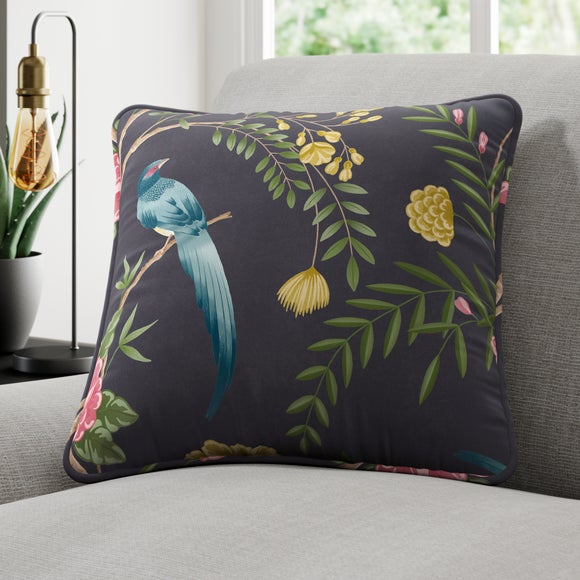 Maximalist Wagtail Made To Order Cushion Cover