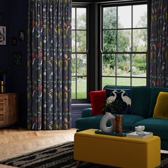 Maximalist Cockatoo Made to Measure Curtains Cockatoo Ink