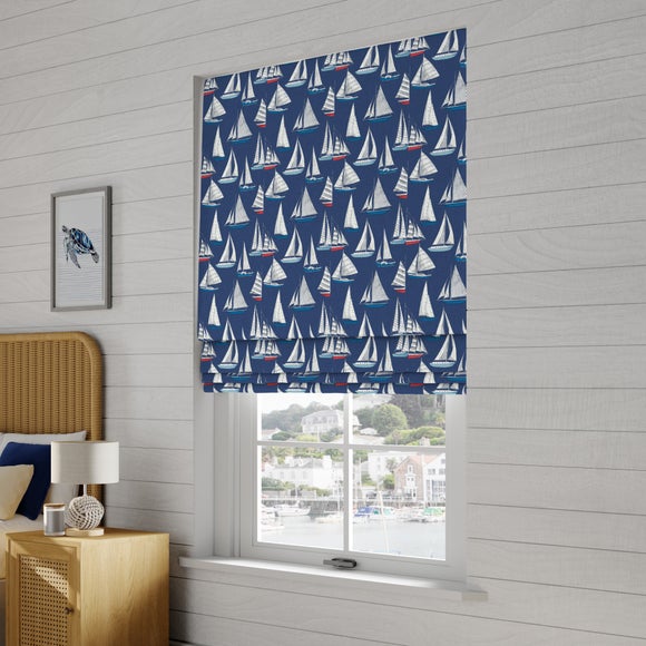 Coastal Ocean Yacht Made to Measure Roman Blind Ocean Yacht Navy