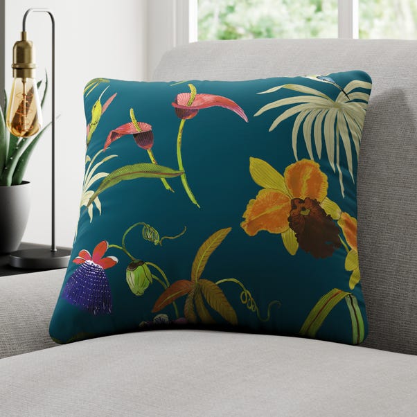 Maximalist Passion Made to Order Cushion Cover Passion Teal