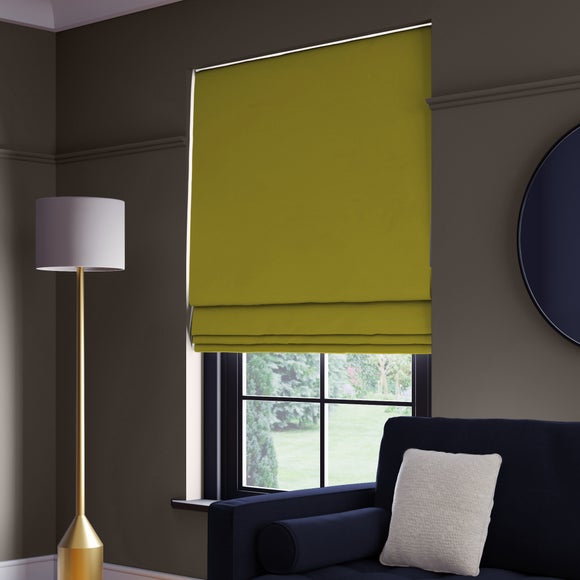 Panama Cotton Made to Measure Roman Blind Panama Pistachio