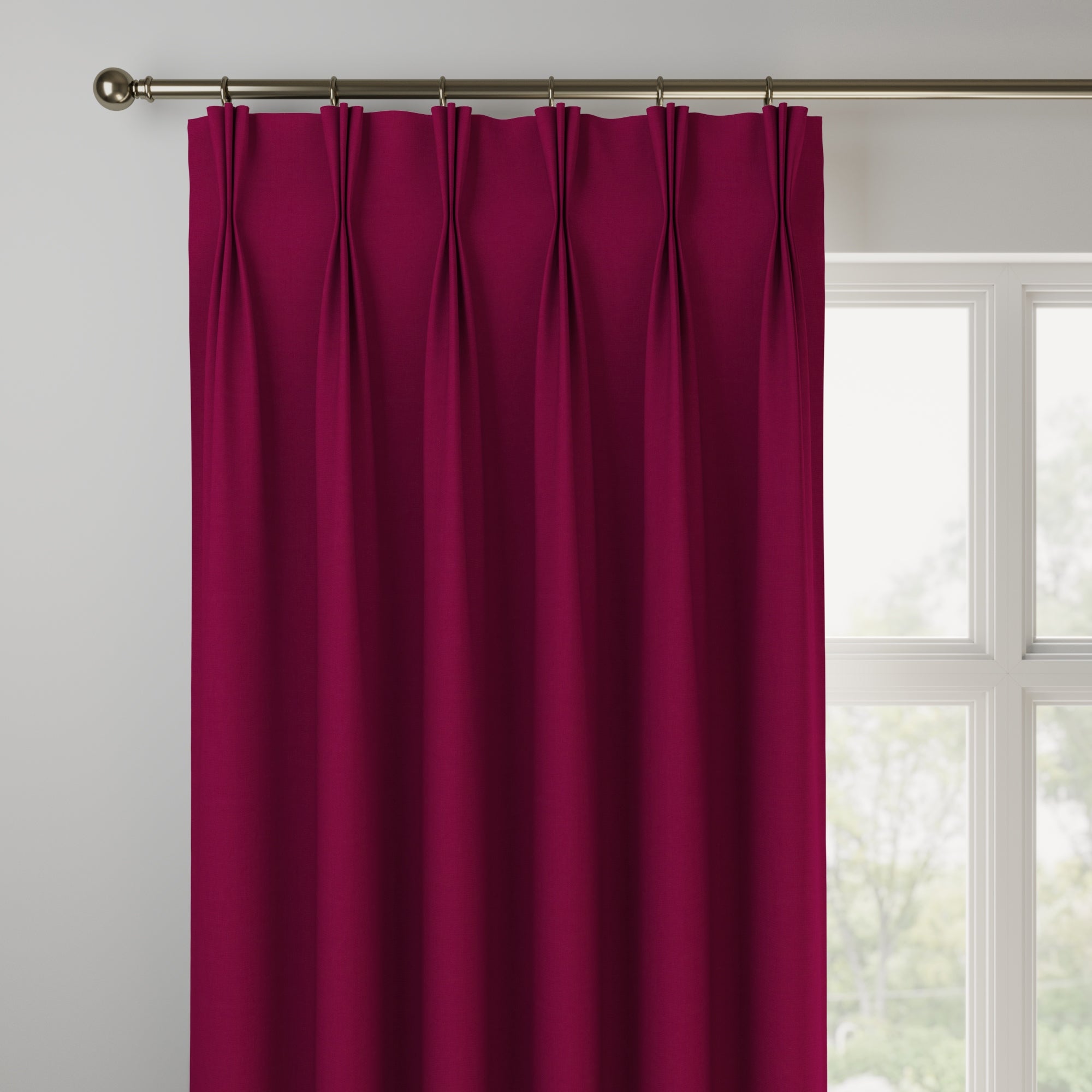 Panama Cotton Made to Measure Curtains Panama Mulberry