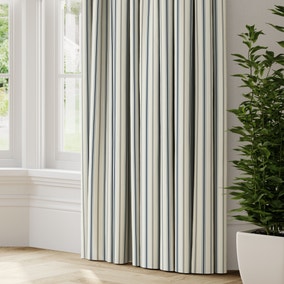 Coastal Salcombe Stripe Made to Measure Curtains