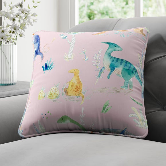 Little Adventurers Jurassic Made to Order Cushion Cover Jurrassic Pink