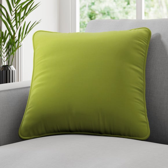 Large lime sale green cushions