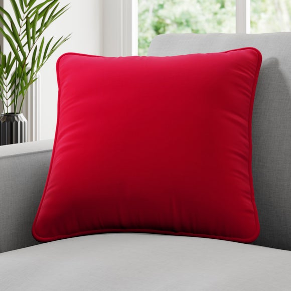 Plain red 2024 cushion covers