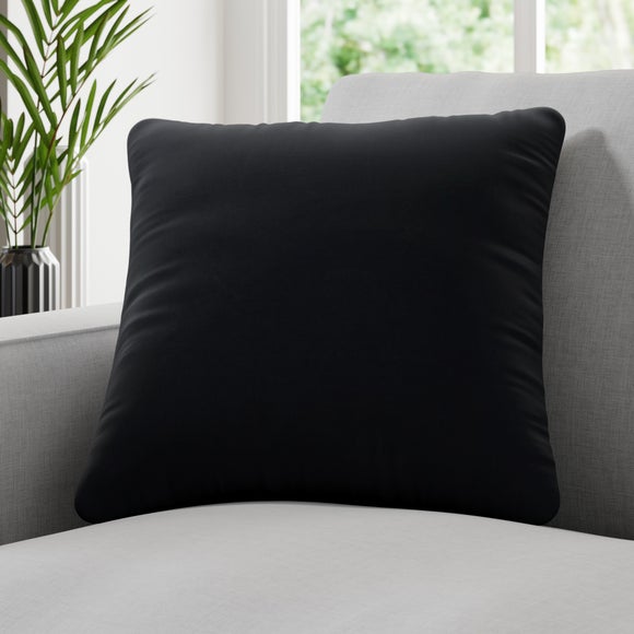 Plain black 2025 cushion covers