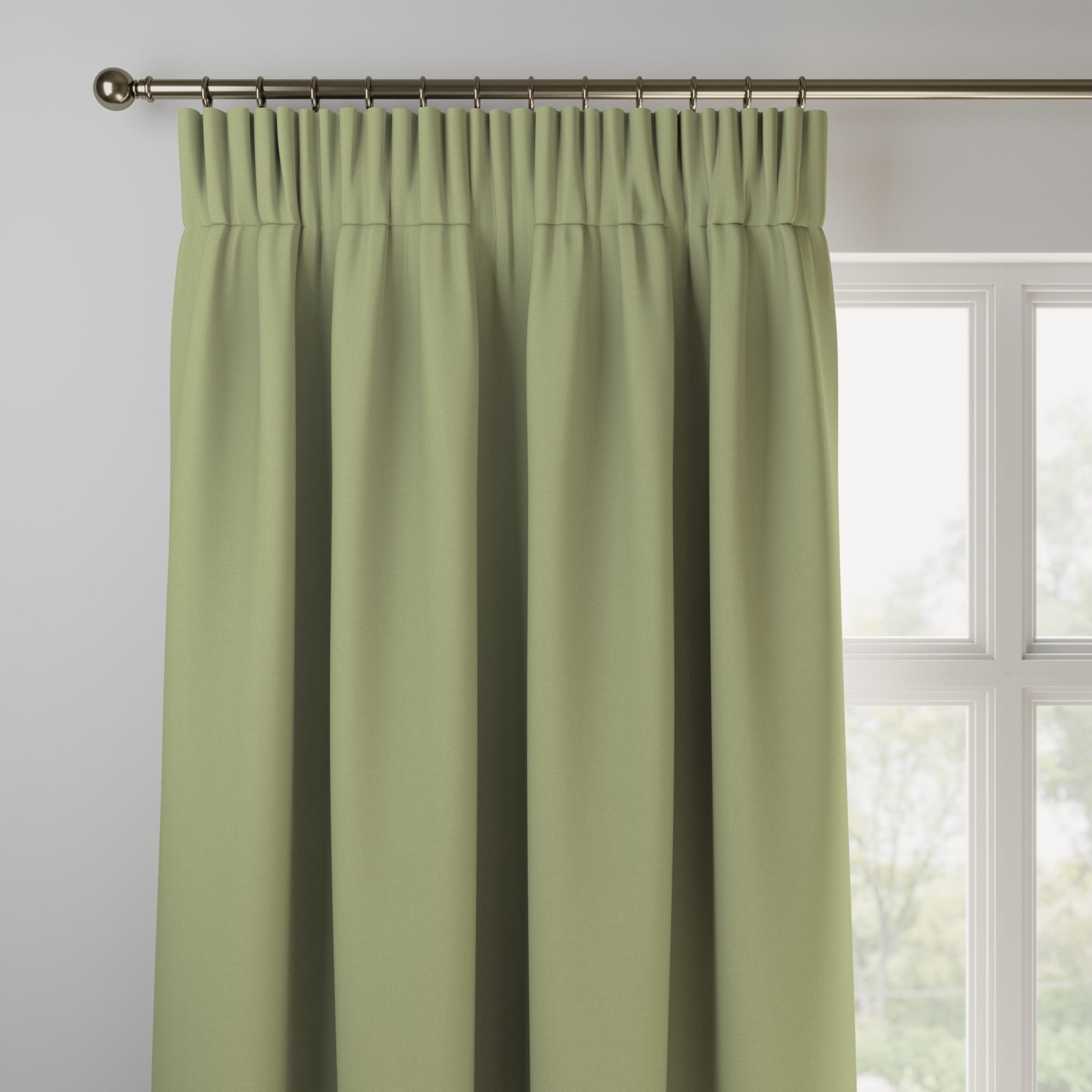 Panama Cotton Made to Measure Curtains Panama Sage