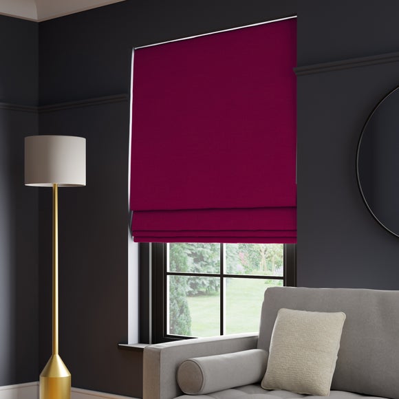 Panama Cotton Made to Measure Roman Blind Panama Mulberry