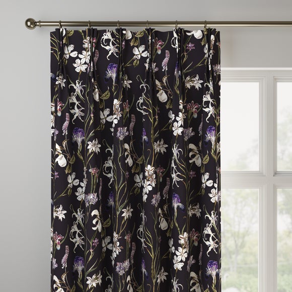 Maximalist Iris Made to Measure Curtains Iris Black