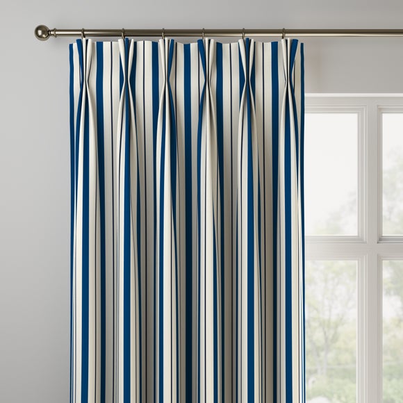 Coastal Seaton Stripe Made to Measure Curtains Seaton Stripe Navy