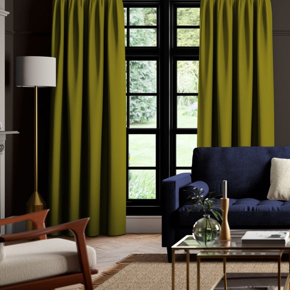 Panama Cotton Made to Measure Curtains Panama Pistachio
