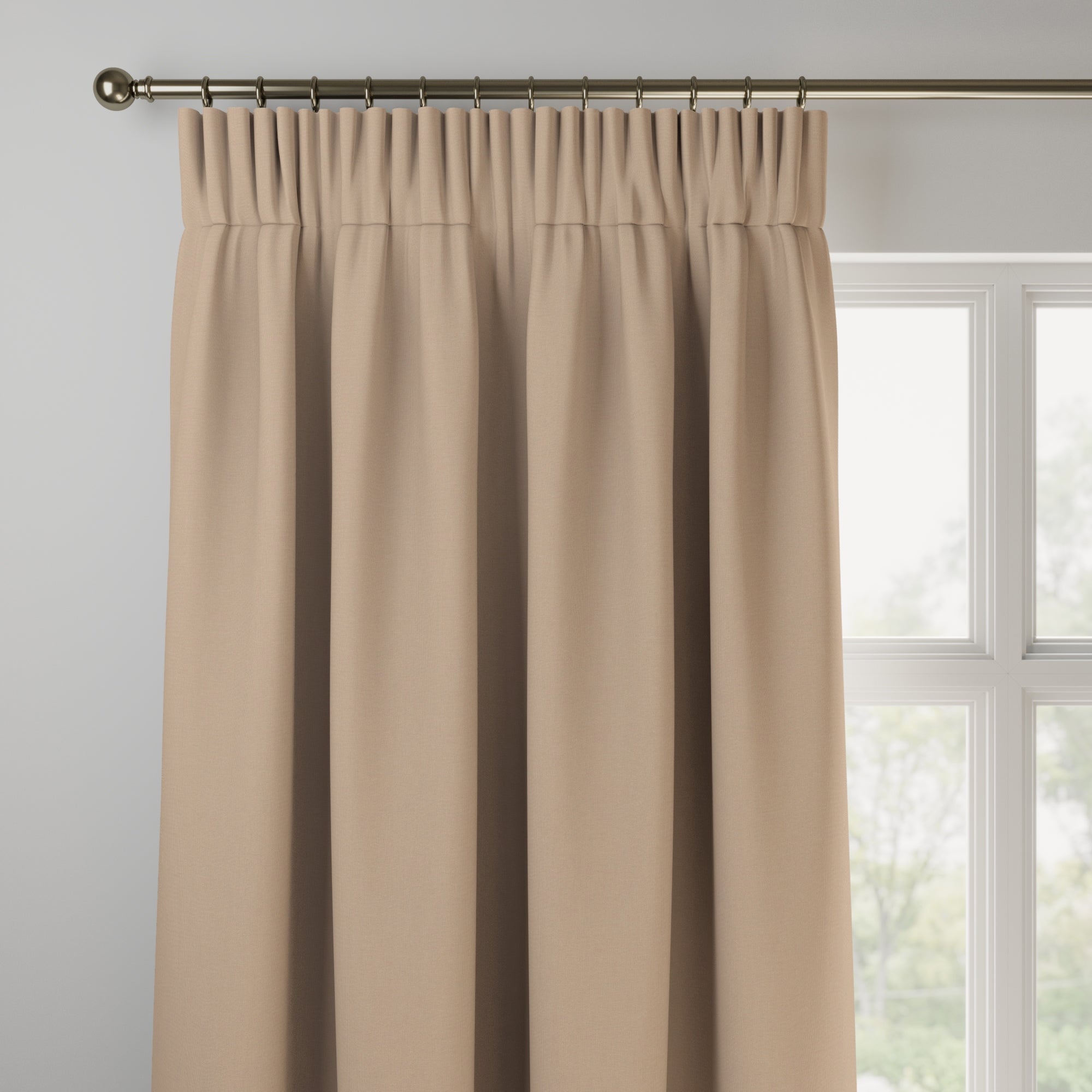 Panama Cotton Made to Measure Curtains Panama Putty