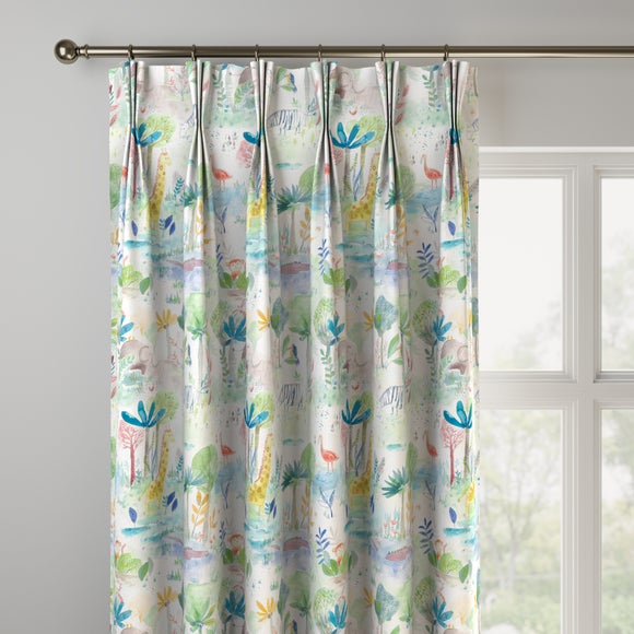 Little Adventurers Zoo Made to Measure Curtains Zoo Multi