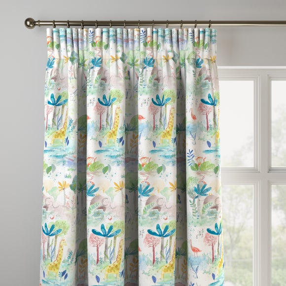 Little Adventurers Zoo Made to Measure Curtains Zoo Multi
