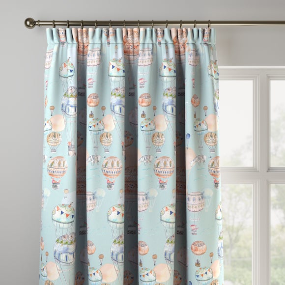 Little Adventurers Hot Air Balloon Made to Measure Curtains Hot Air Balloon Sky