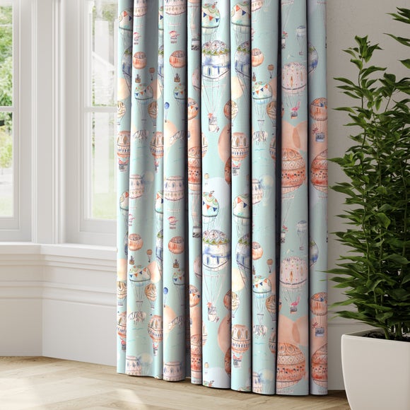 Little Adventurers Hot Air Balloon Made to Measure Curtains Hot Air Balloon Sky