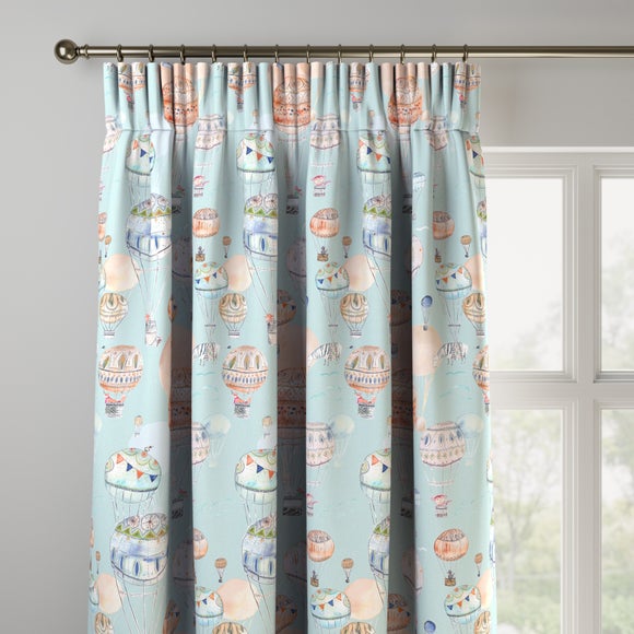 Little Adventurers Hot Air Balloon Made to Measure Curtains Hot Air Balloon Sky