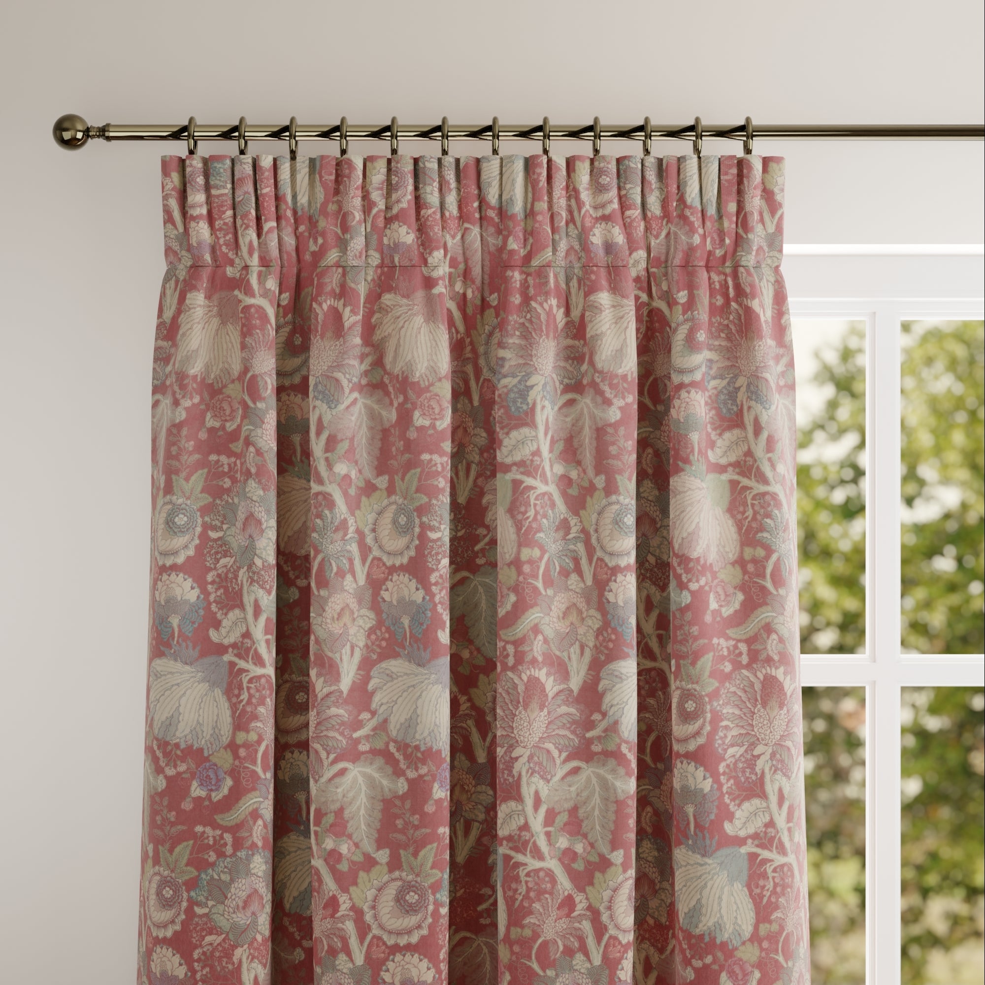 Raffaela Made to Measure Curtains Raffaela Cranberry