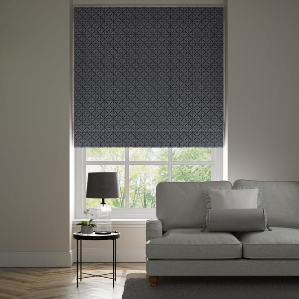 Cubic Made to Measure Roman Blind Cubic Navy