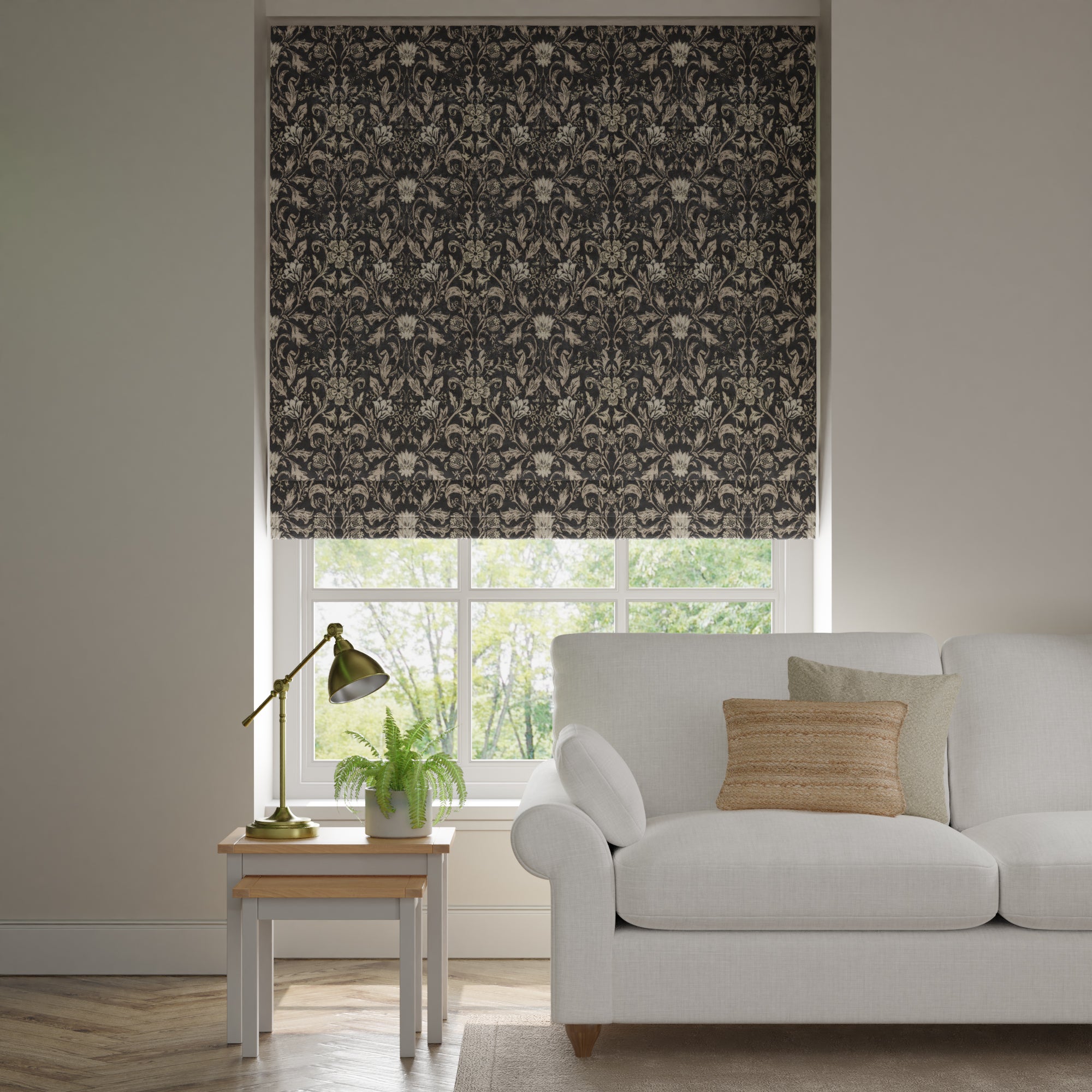 Baroque Made to Measure Roman Blind | Dunelm