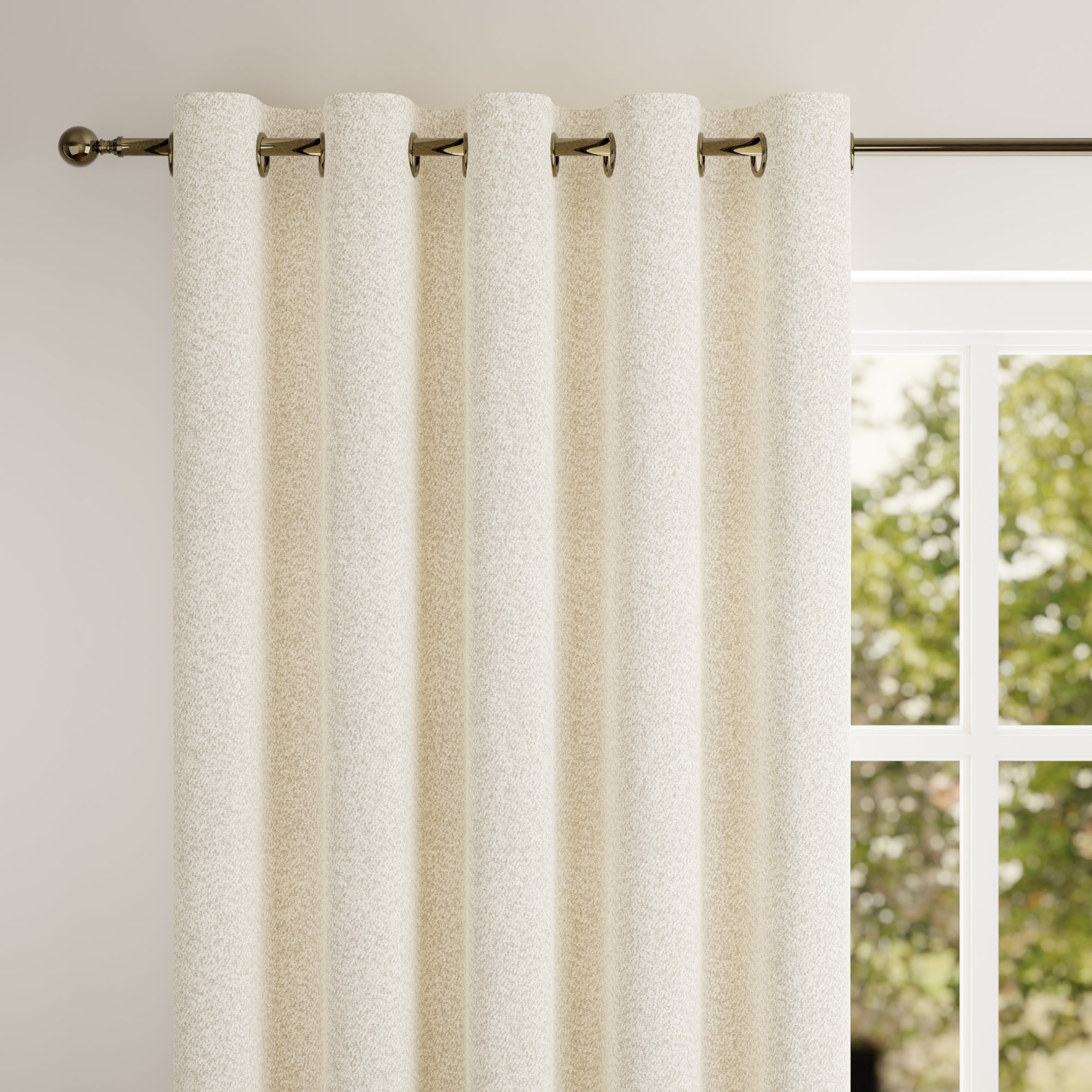 Churchgate Boucle Made to Measure Curtains Churchgate Boucle Mushroom