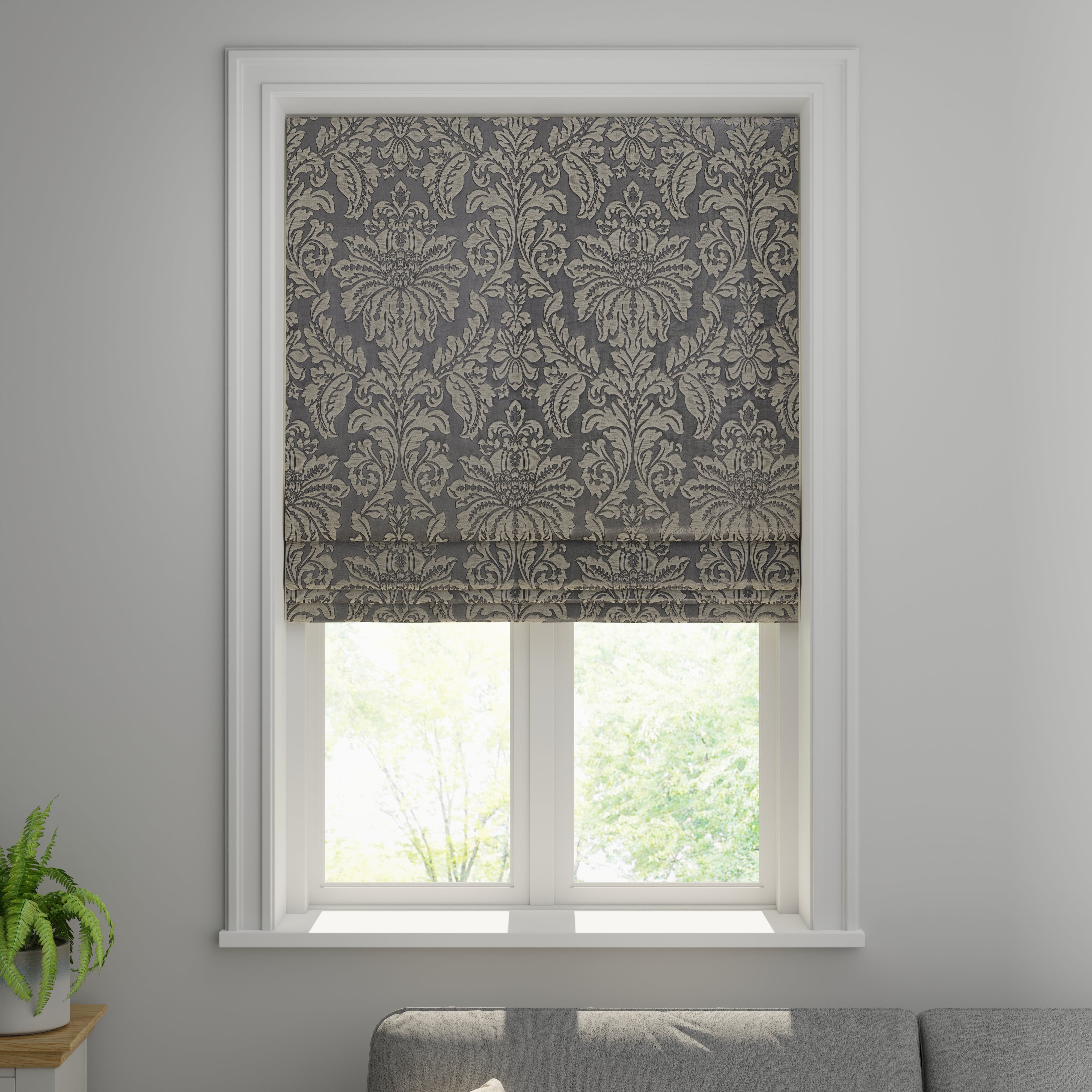 Anzio Made to Measure Roman Blind Anzio Graphite