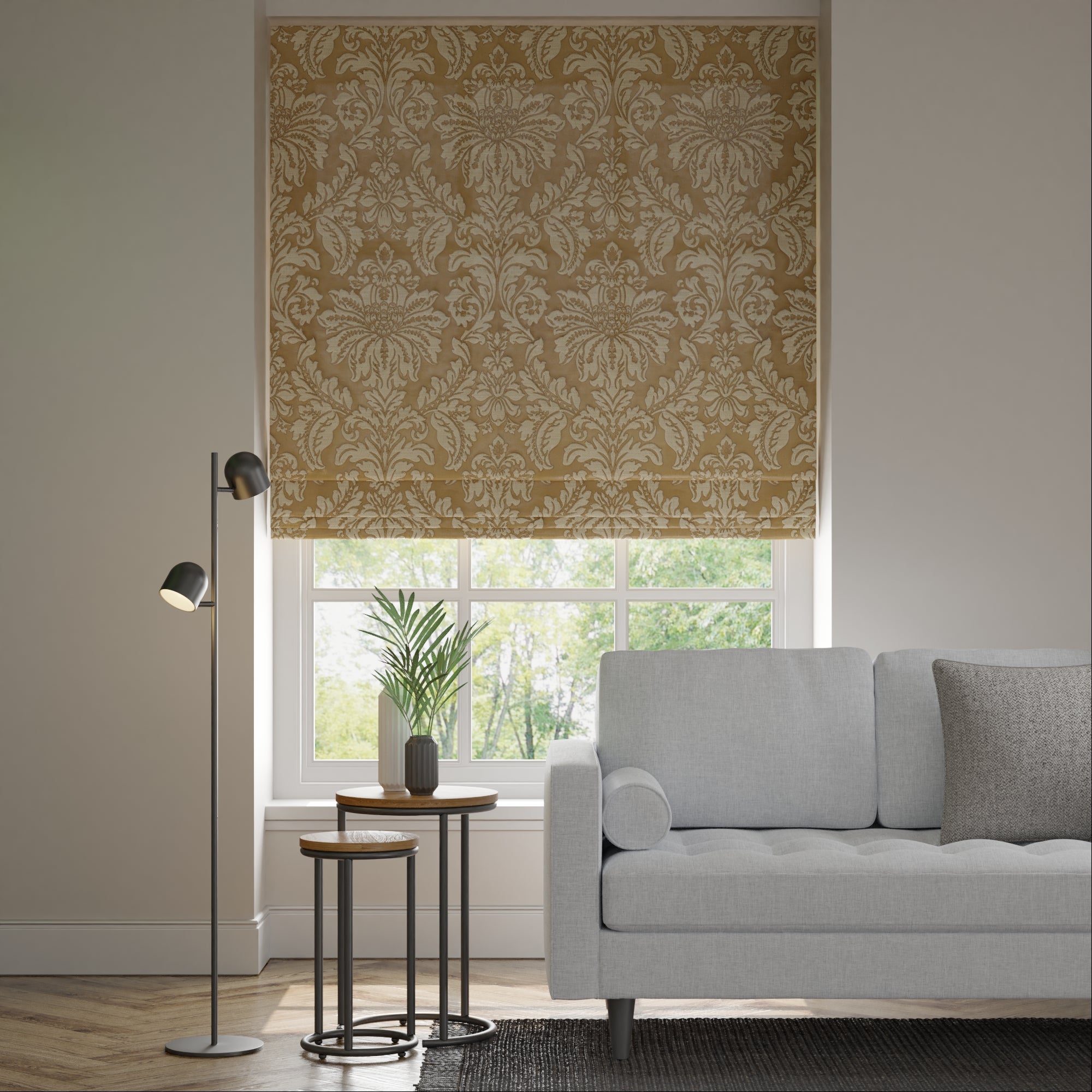 Anzio Made to Measure Roman Blind Anzio Bronze