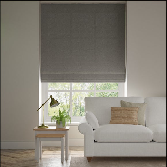 Churchgate Boucle Made to Measure Roman Blind Churchgate Boucle Pewter