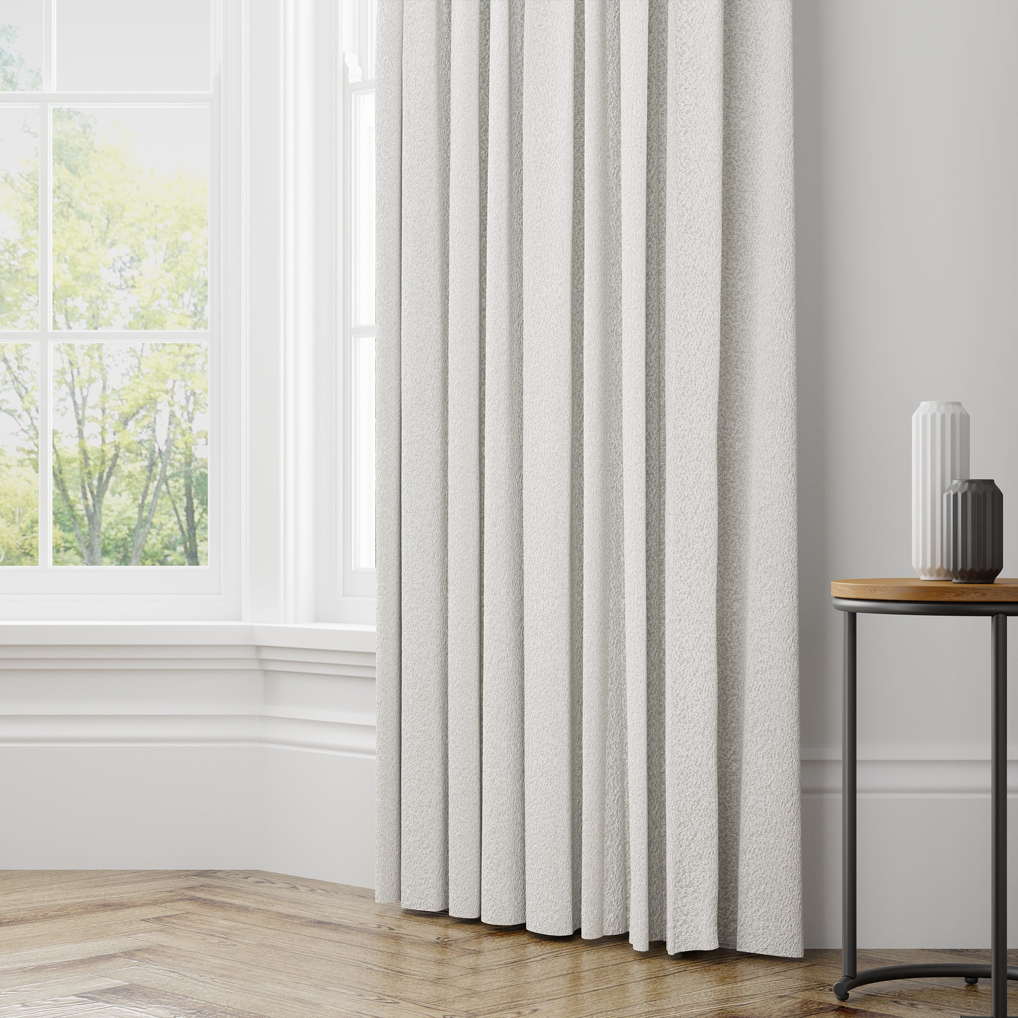 Churchgate Boucle Made to Measure Curtains Churchgate Boucle Ivory