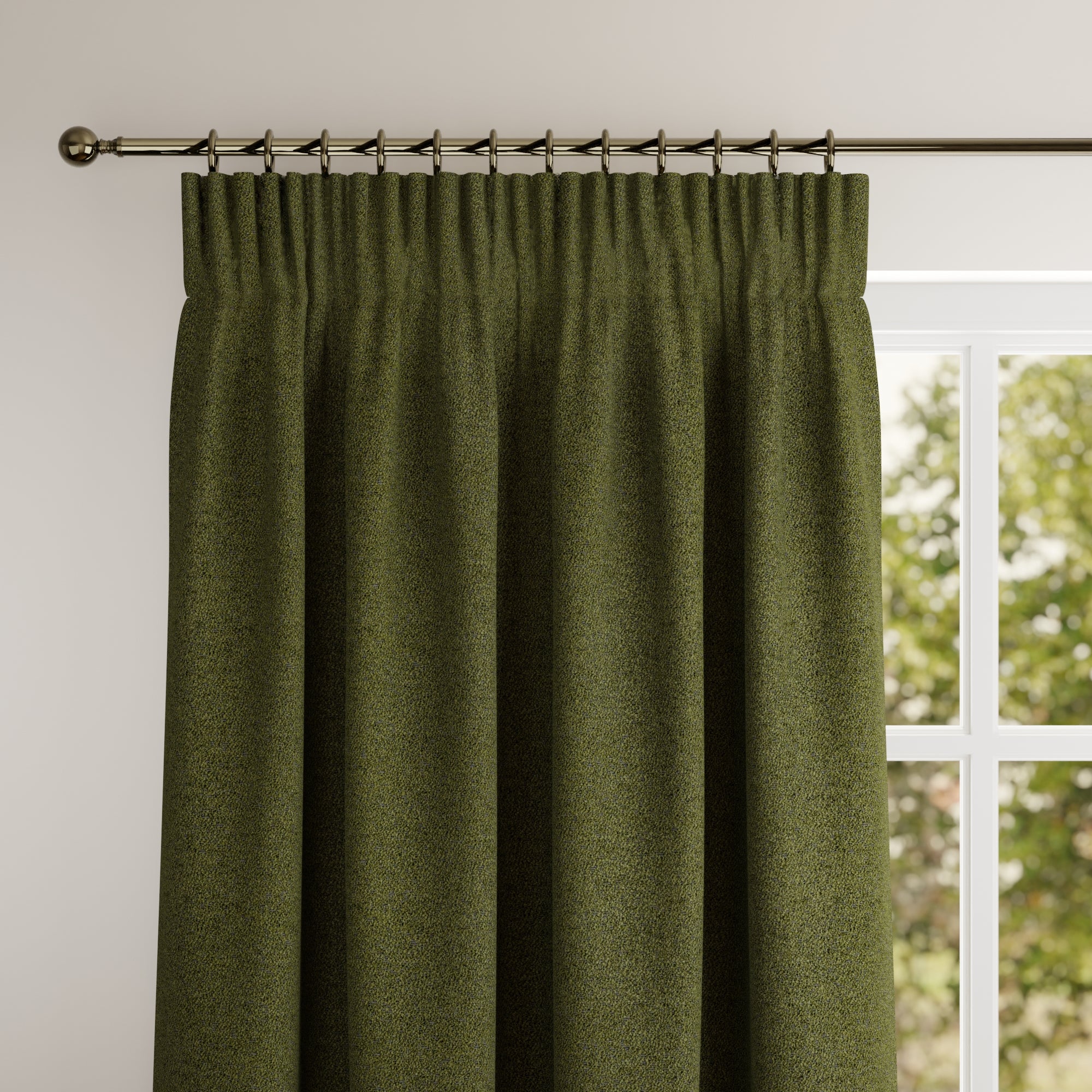 Churchgate Boucle Made to Measure Curtains Churchgate Boucle Forest