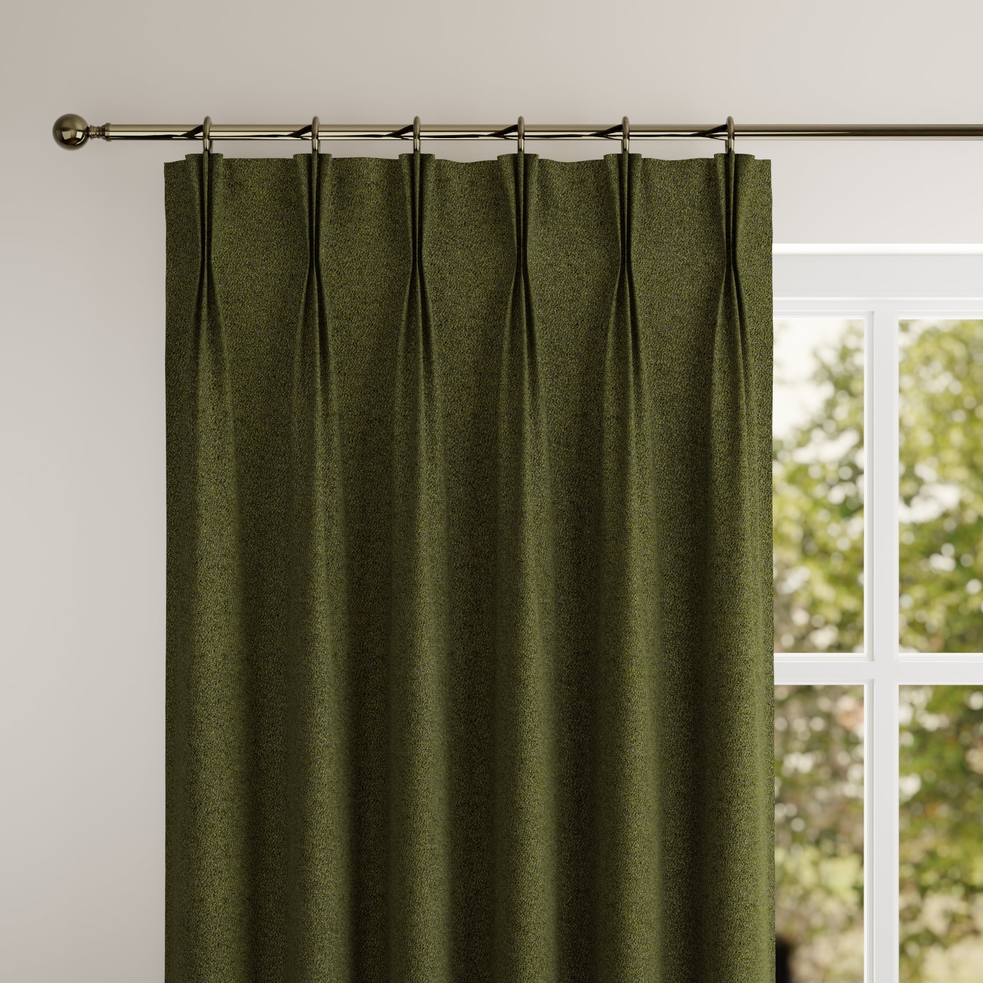 Churchgate Boucle Made to Measure Curtains Churchgate Boucle Forest