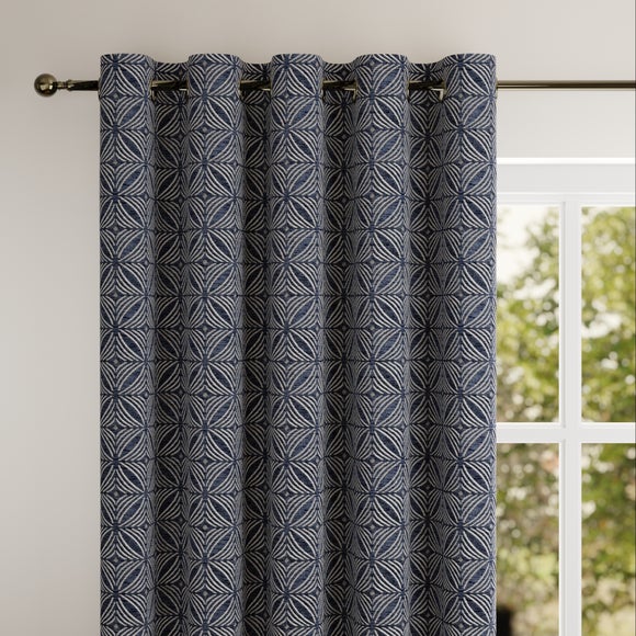 Cubic Made to Measure Curtains Cubic Navy