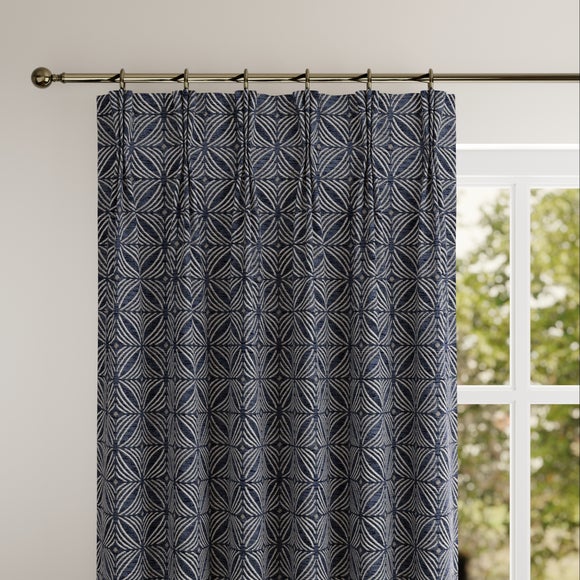 Cubic Made to Measure Curtains Cubic Navy