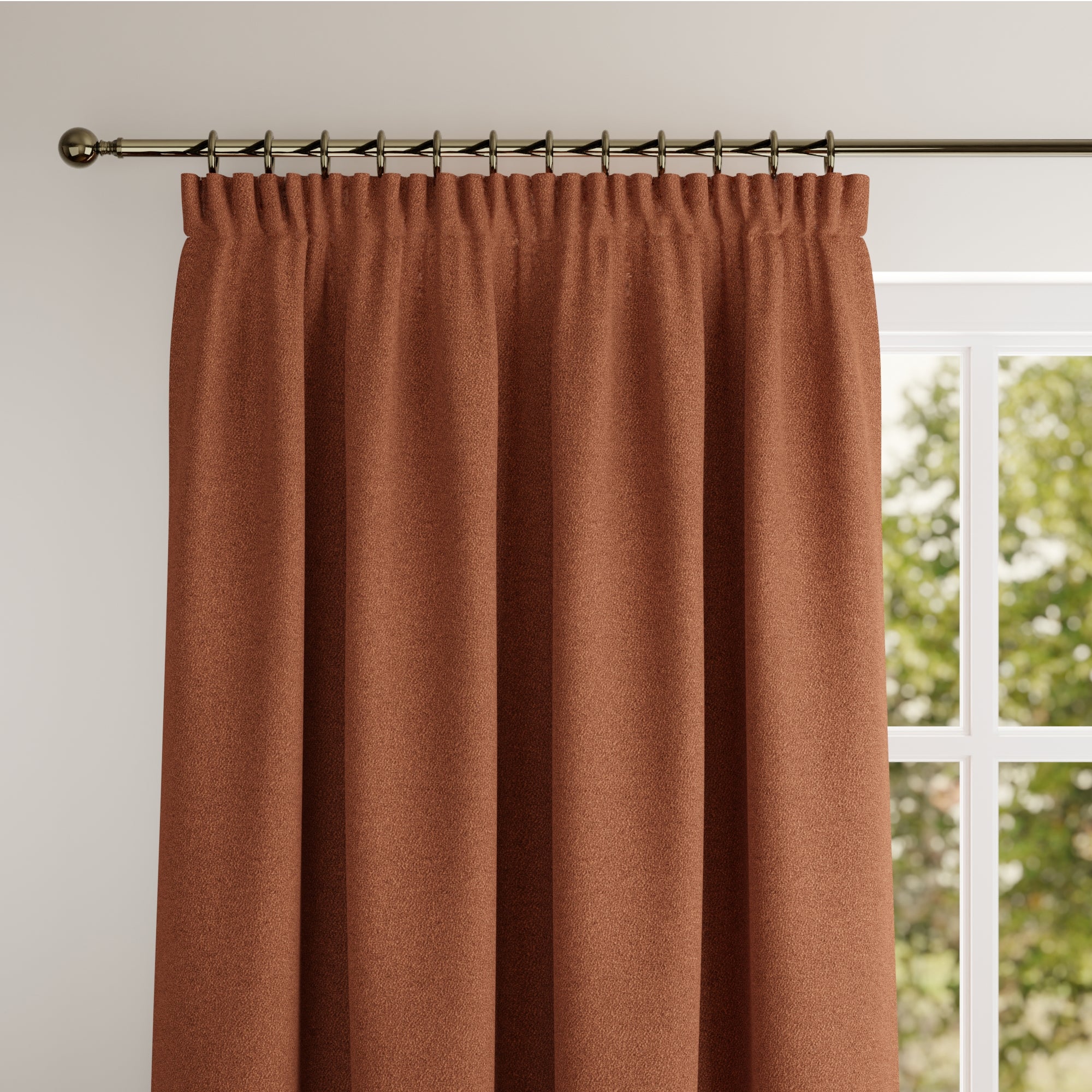 Churchgate Boucle Made to Measure Curtains Churchgate Boucle Spice