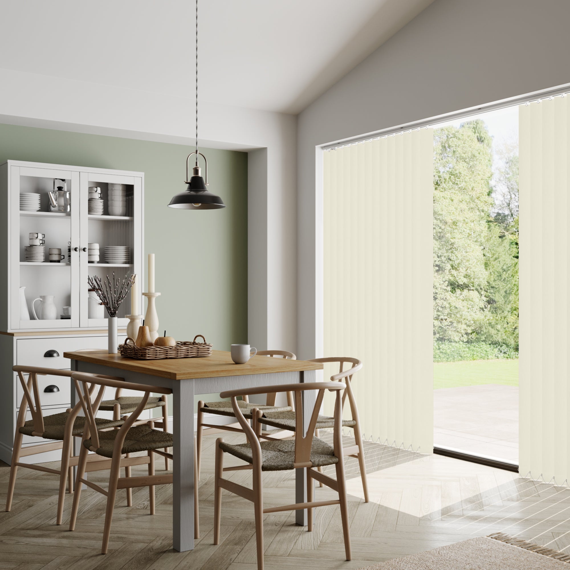 Rianna Made to Measure Vertical Blind Rianna Dorset Cream