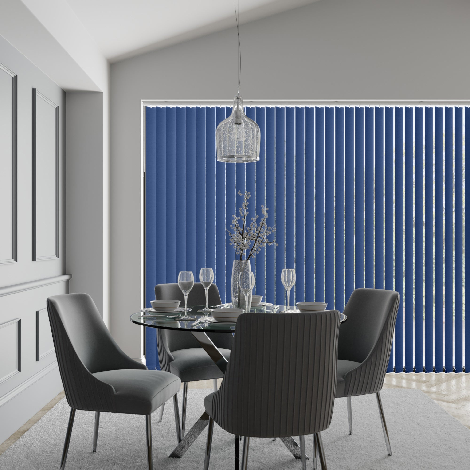 Rianna Made to Measure Vertical Blind Rianna Navy