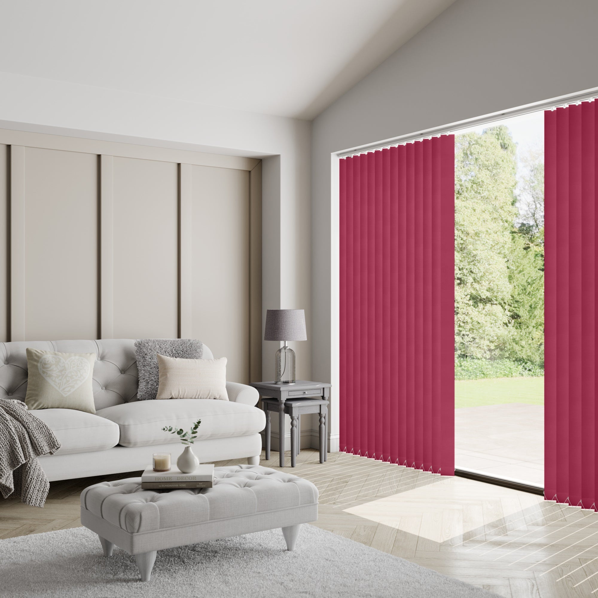 Rianna Made to Measure Vertical Blind Rianna Mulberry
