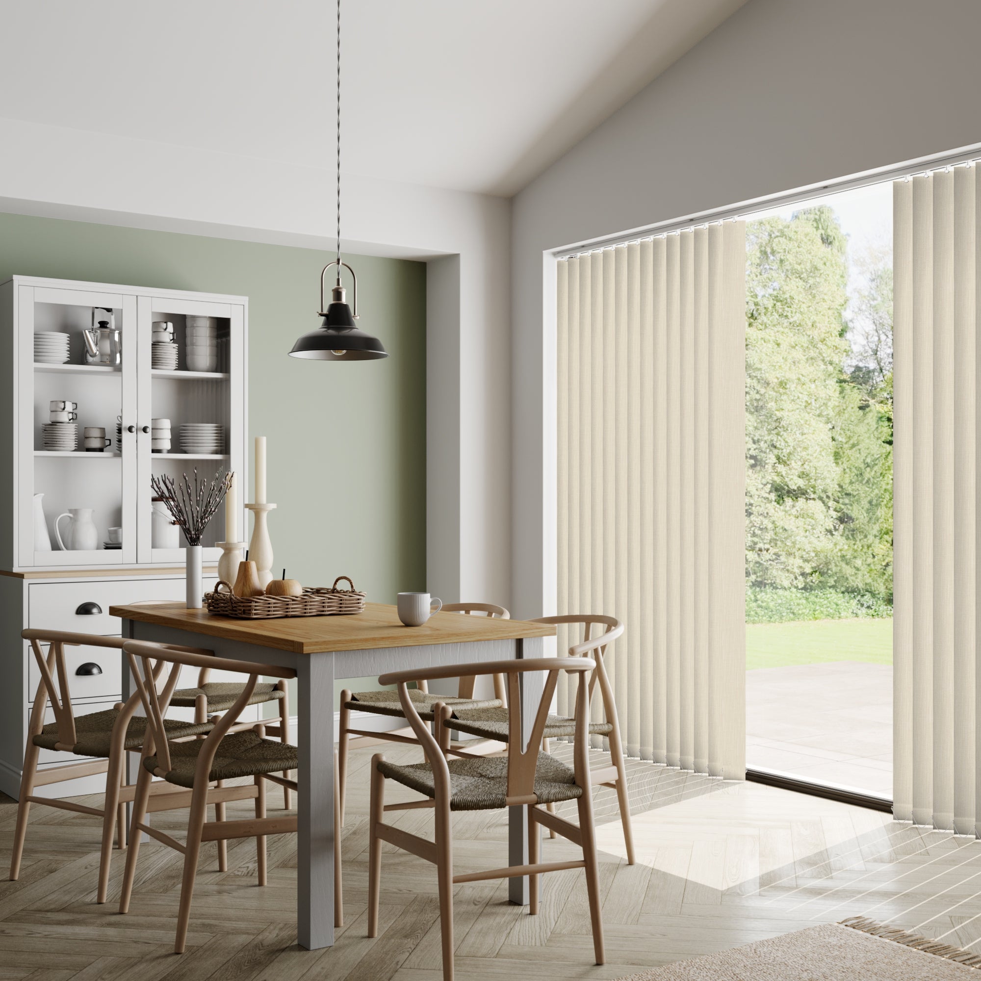 Bexley Made to Measure Vertical Blind Bexley Crème