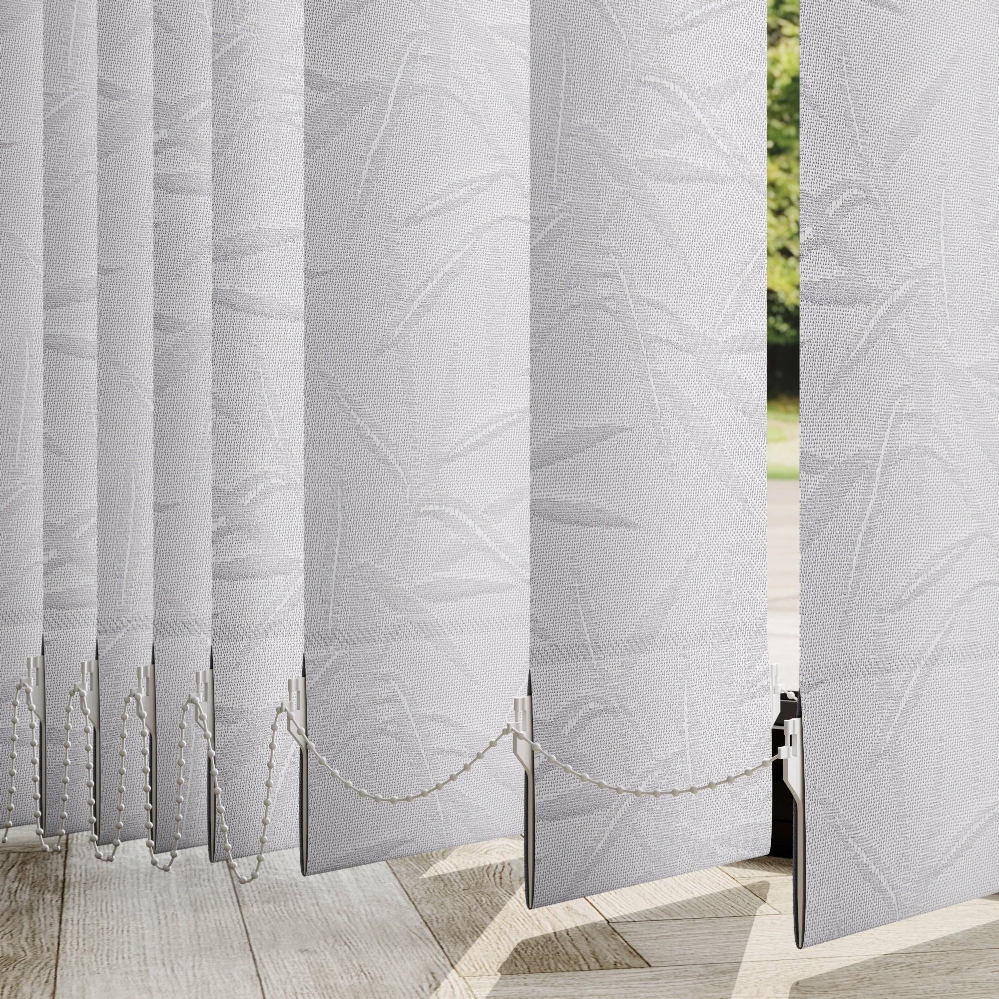 Vogue Made to Measure Vertical Blind Vogue Silver
