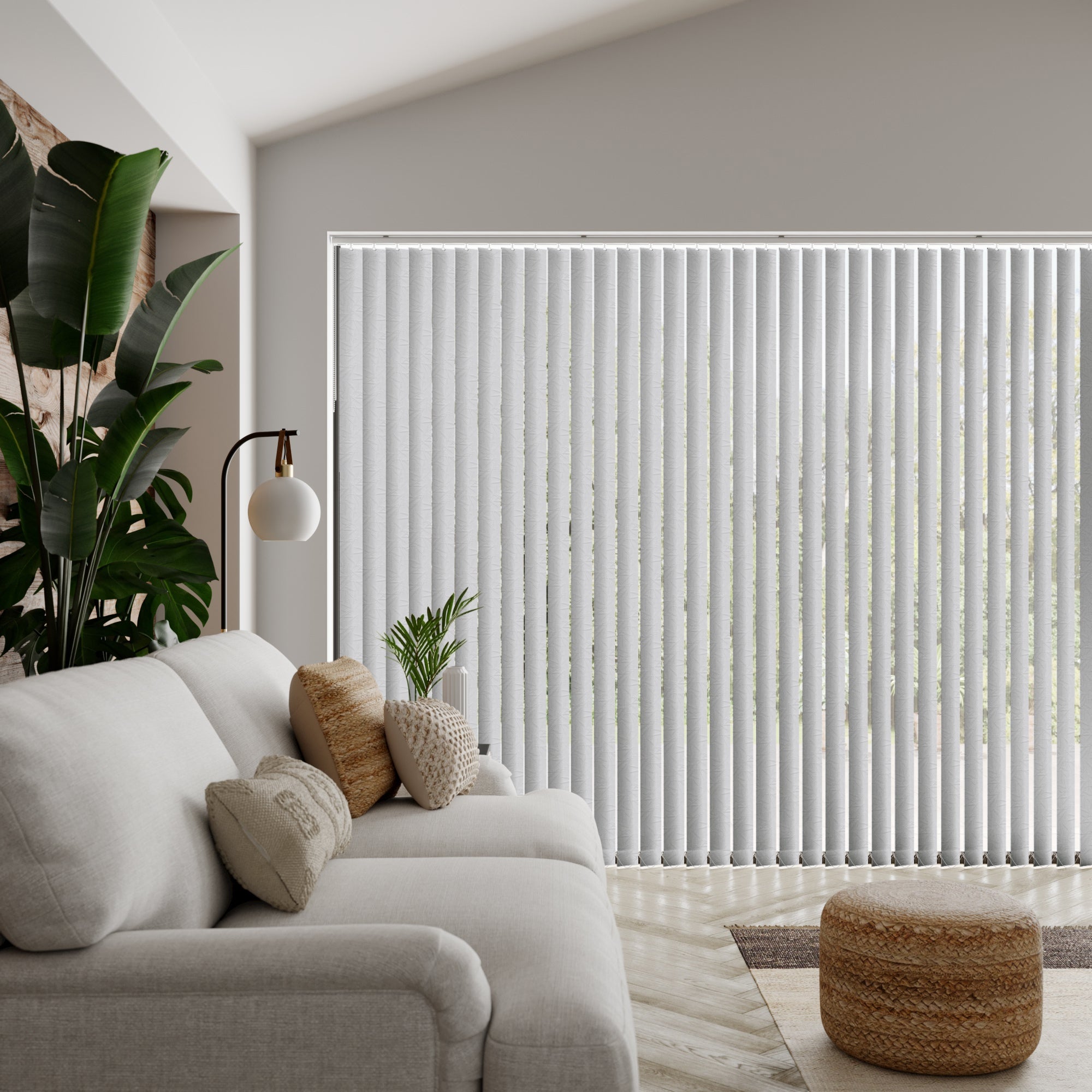 Vogue Made to Measure Vertical Blind Vogue Silver