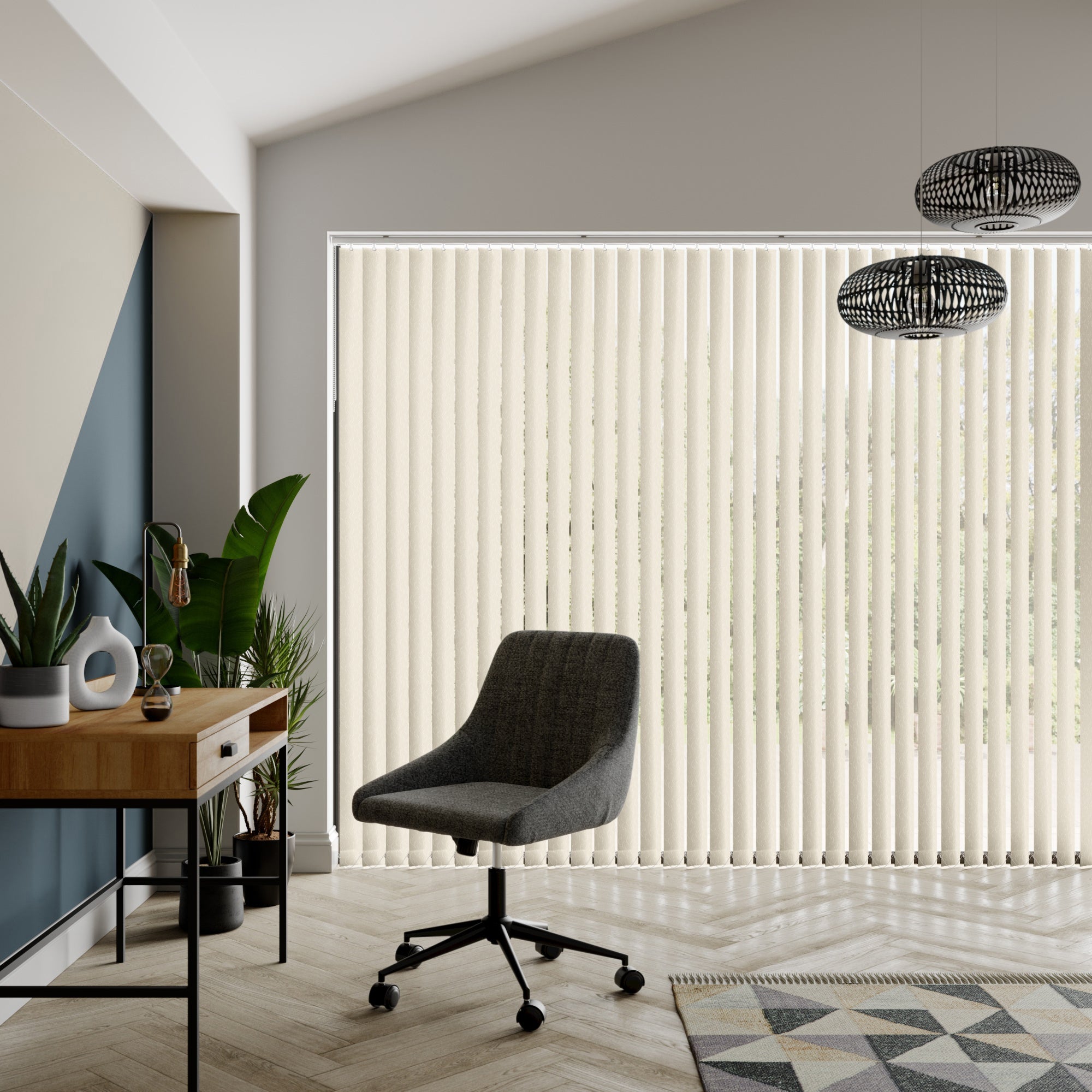 Cameo Made to Measure Vertical Blind Cameo Beige