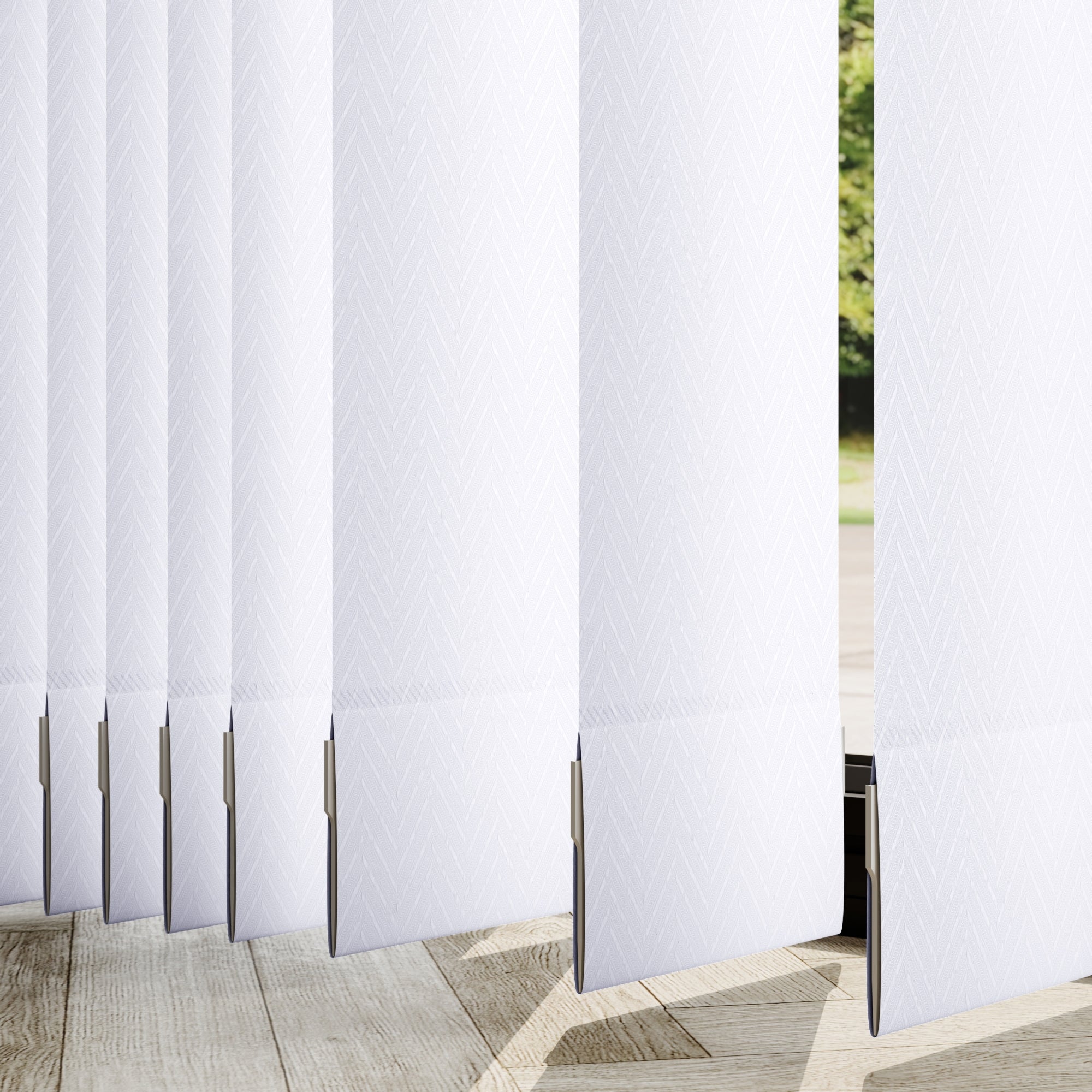 Cresta Made to Measure Vertical Blind Cresta White