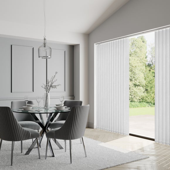 Metz Made to Measure Vertical Blind Metz White