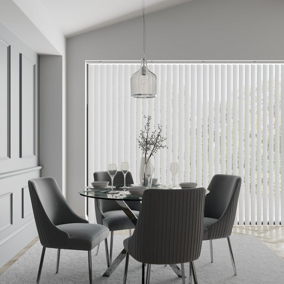 Metz Made to Measure Vertical Blind Metz White