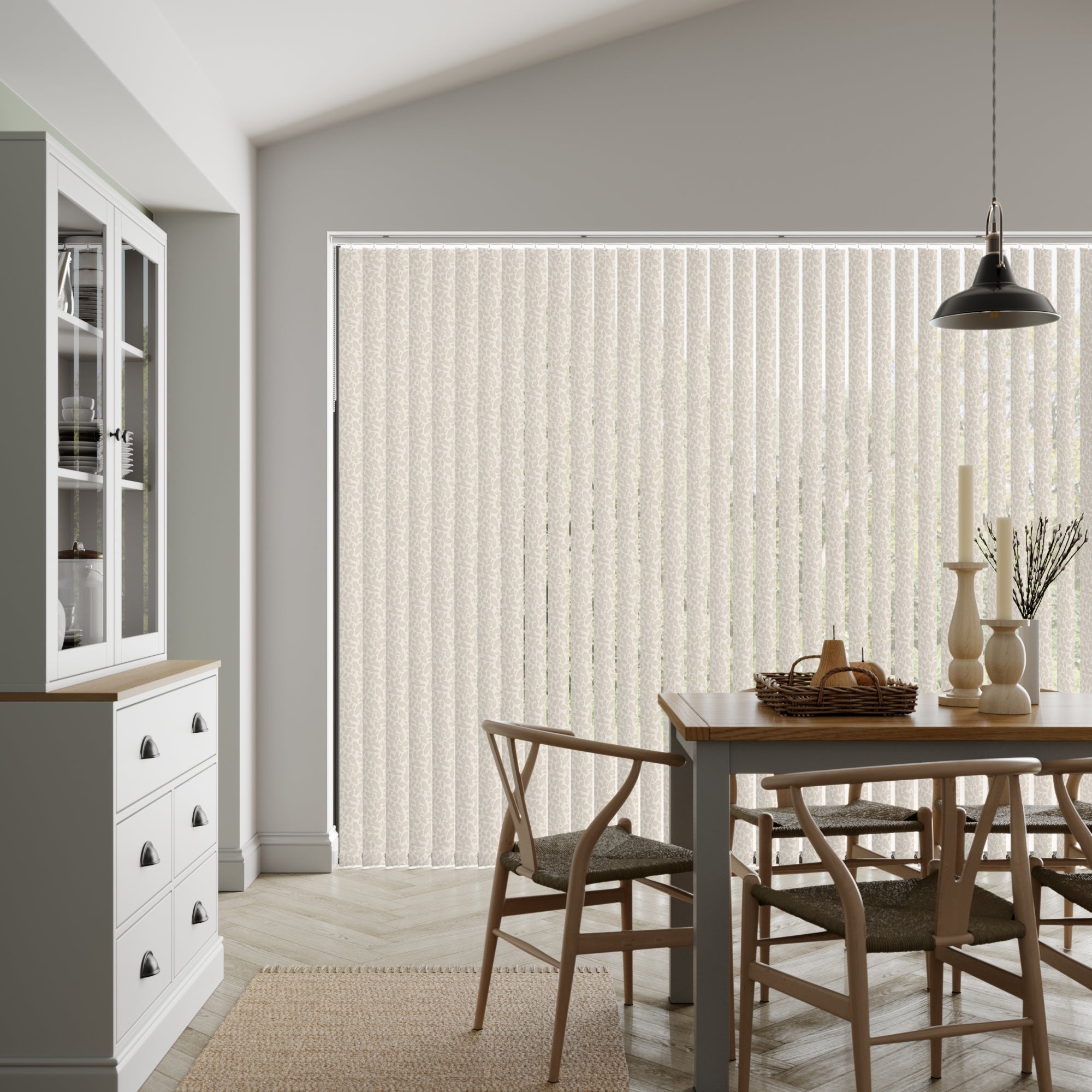 Isla Made to Measure Vertical Blind Isla Ivory